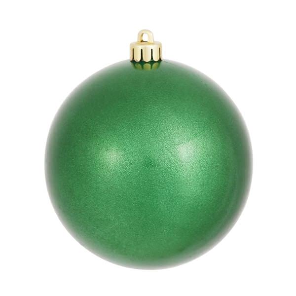 4" Green Candy Ball Ornament (6 pack)