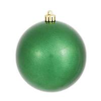 Vickerman 4" Green Candy Ball Ornament (6 pack)