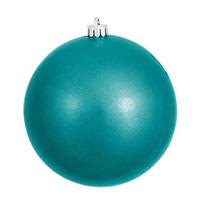 Vickerman 4" Turquoise Candy Ball Ornament (6 pack)