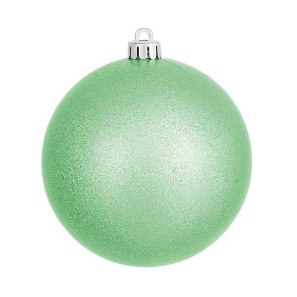 4" Baby Blue Candy Ball Ornament (6 pack)