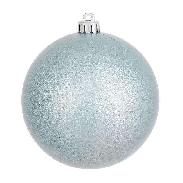 4" Baby Blue Candy Ball Ornament (6 pack)