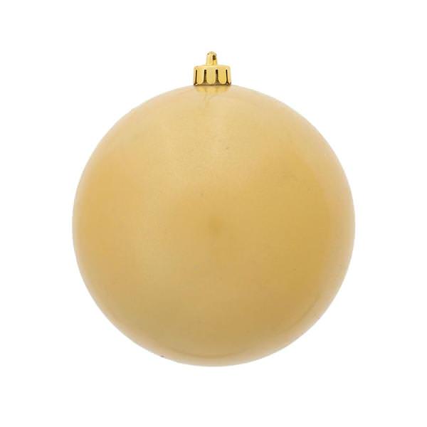 4" Champagne Candy Ball Ornament (6 pack)