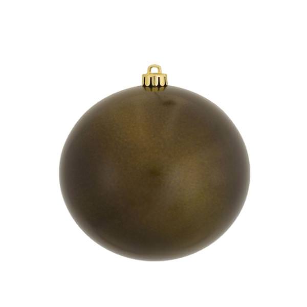 4.75" Olive Candy Ball Ornament (4 pack)