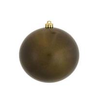 View 4.75" Olive Candy Ball Ornament (4 pack)