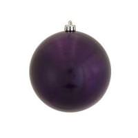 View 4.75" Plum Candy Ball Ornament (4 pack)