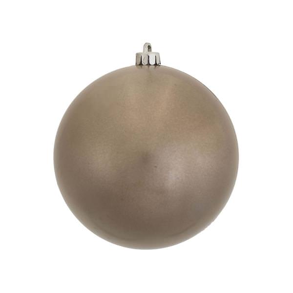 4.75" Pewter Candy Ball Ornament (4 pack)