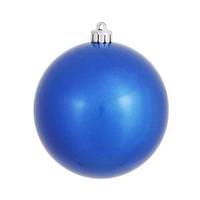 Vickerman 6" Blue Candy Ball Ornament (4 pack)