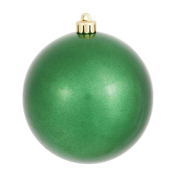 6" Green Candy Ball Ornament (4 pack)