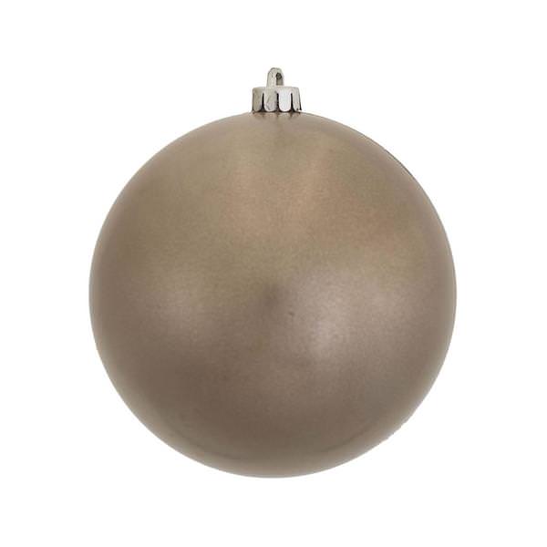 6" Pewter Candy Ball Ornament (4 pack)