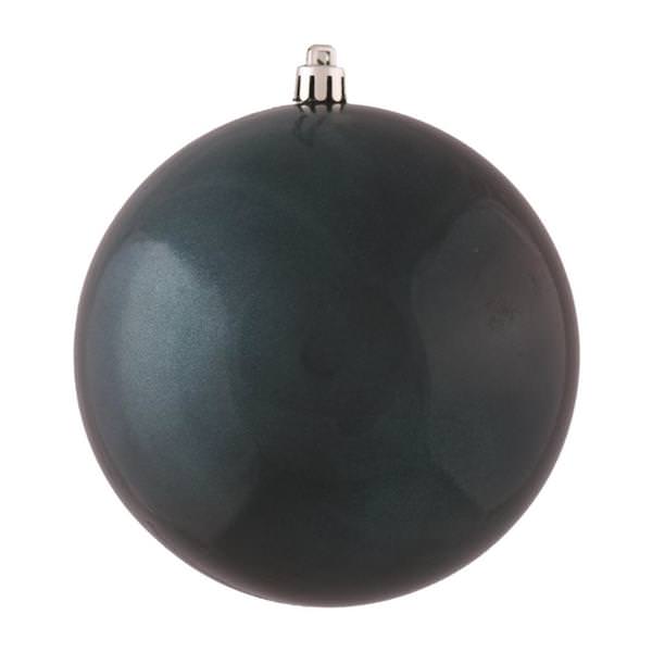 6" Sea Blue Candy Ball Ornament (4 pack)