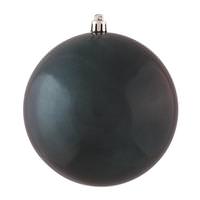 Vickerman 6" Sea Blue Candy Ball Ornament (4 pack)
