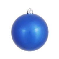 Vickerman 8" Blue Candy Ball Ornament