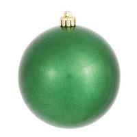 Vickerman 8" Green Candy Ball Ornament