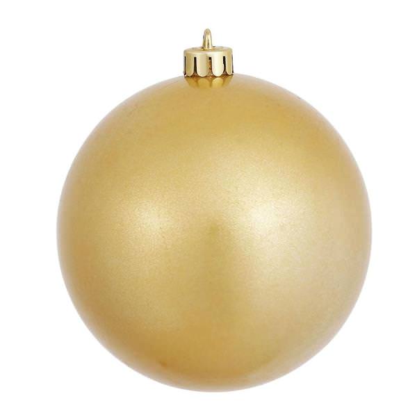 10" Gold Candy Ball Ornament