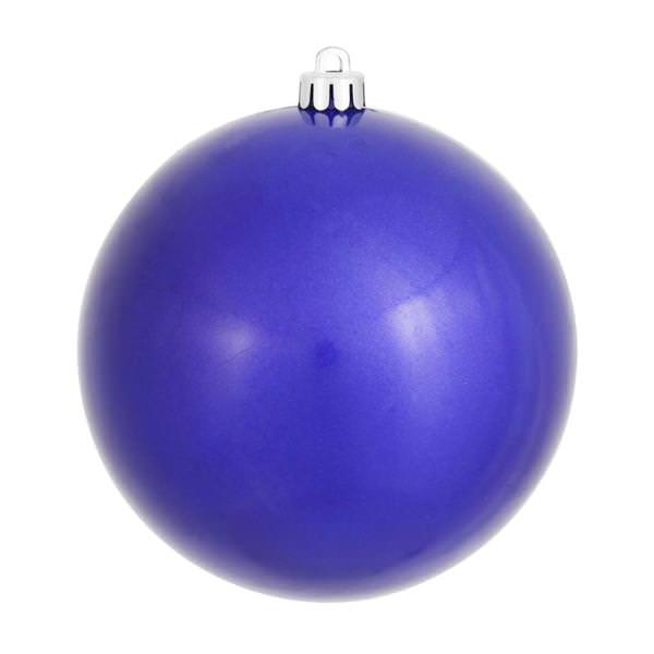 10" Cobalt Blue Candy Ball Ornament