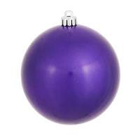 Vickerman 12" Purple Candy Ball Ornament