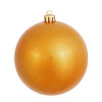 Vickerman 12" Antique Gold Candy Ball Ornament