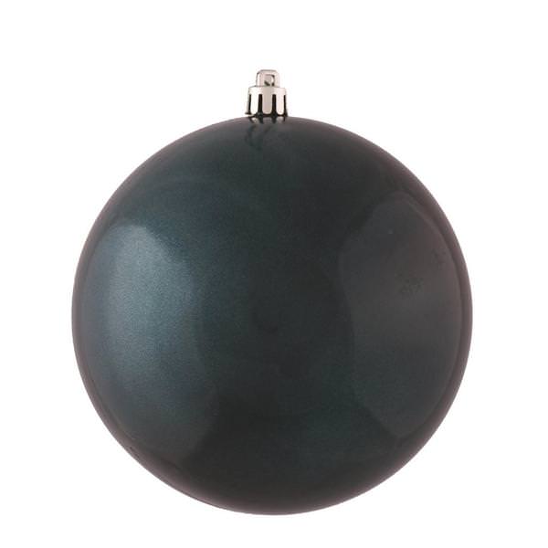 12" Sea Blue Candy Ball Christmas Ornament