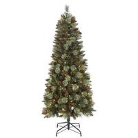 Vickerman 5' x 28" Artificial Reno Mixed Pine Tree with 150 Clear Lights