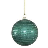 Vickerman 4.75" Emerald Matte-Glitter Ball Ornament (3 pack)