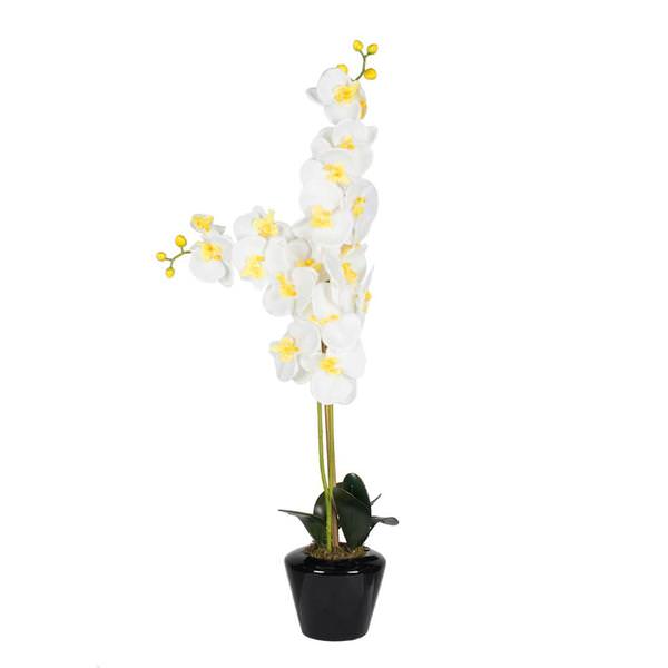 31" Artificial White Orchid Arrangement