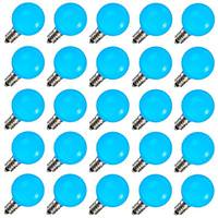 Vickerman .96 watt G40 Teal Ceramic LED Candelabra Screw Base (25 pack)