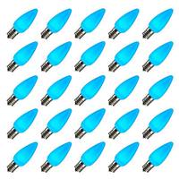 Vickerman 0.96 watt 130 volt C9 Intermediate Screw Teal LED (25 pack)