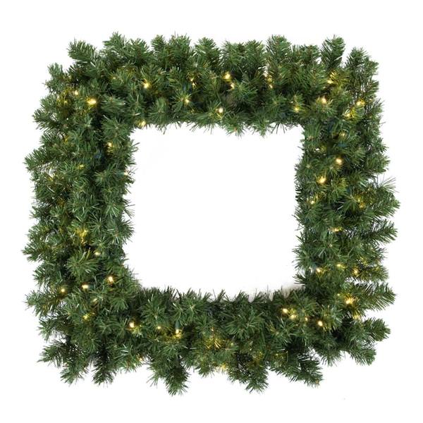 60" Artificial Grand Teton Square Wreath