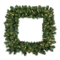 Vickerman 60" Artificial Grand Teton Square Wreath