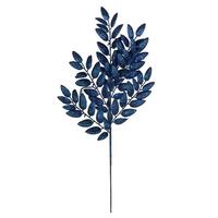 Vickerman 22" Blue Glitter Honey Locust Spray (6 pack)