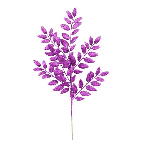 22" Purple Glitter Honey Locust Spray (6 pack)