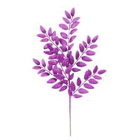 View 22" Purple Glitter Honey Locust Spray (6 pack)