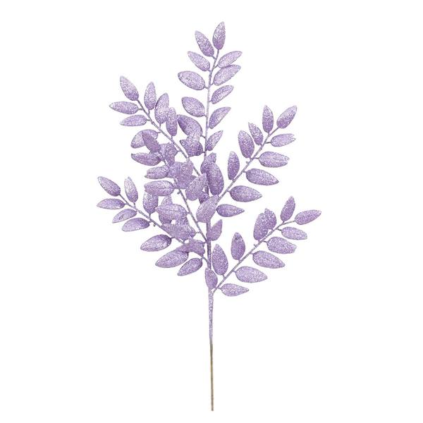 22" Purple Glitter Honey Locust Spray (6 pack)