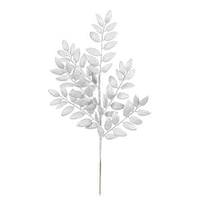 View 22" Silver Glitter Honey Locust Spray (6 pack)