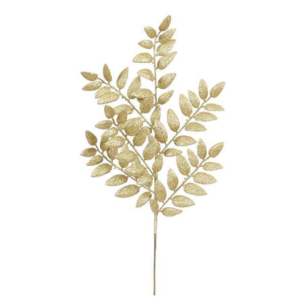 22" Gold Glitter Honey Locust Spray (6 pack)