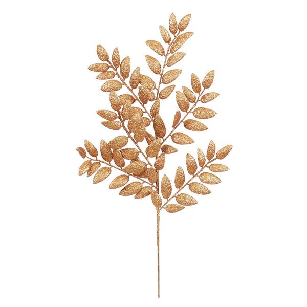 22" Copper Glitter Honey Locust Spray (6 pack)