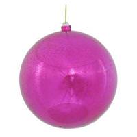 Vickerman 12" Cerise Shiny Mercury Ball Ornament