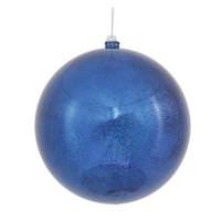 Vickerman 12" Sea Blue Shiny Mercury Ball Ornament