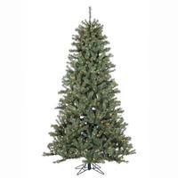 Vickerman 7.5' x 52" Artificial Valley Spruce Tree 550 Clear Lights