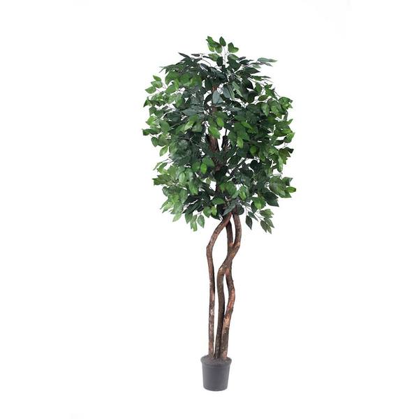 78" Potted Artificial Heartland Ficus Tree