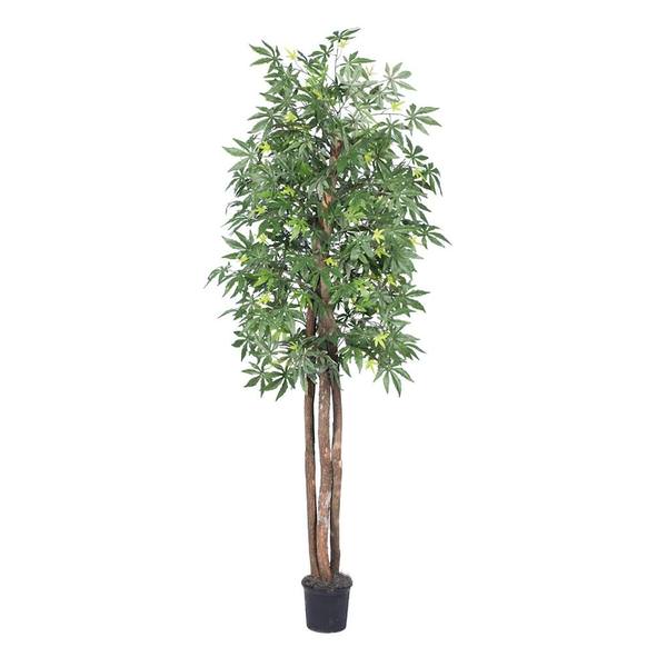 72" Potted Artificial Heartand Japanese Maple Tree