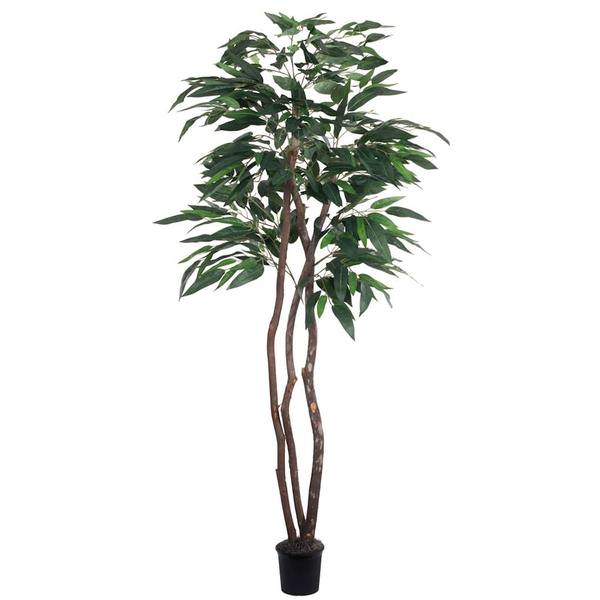 78" Artificial Potted Heartand Mango Tree