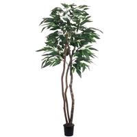 Vickerman 78" Artificial Potted Heartand Mango Tree
