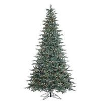 Vickerman 9' x 63" Artificial Crystal Balsam Fir Tree with 1000 Clear Lights