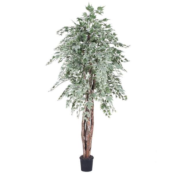 72" Artificial Silver Maple Executive in Black Pot