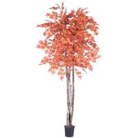 Vickerman 6' Artificial Orange Maple Deluxe Tree