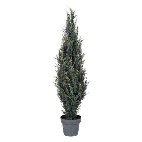 48" Artificial Pond Cypress in Black Pot