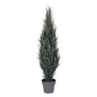 Vickerman 48" Artificial Pond Cypress in Black Pot