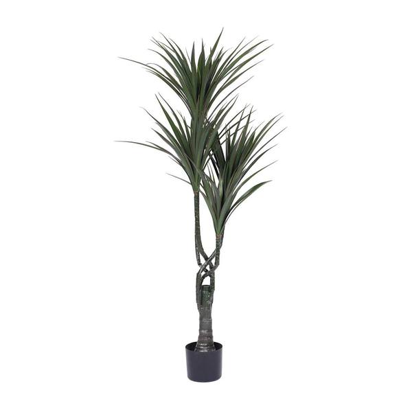 48" Artificial Giant Yucca Tree in Black Pot