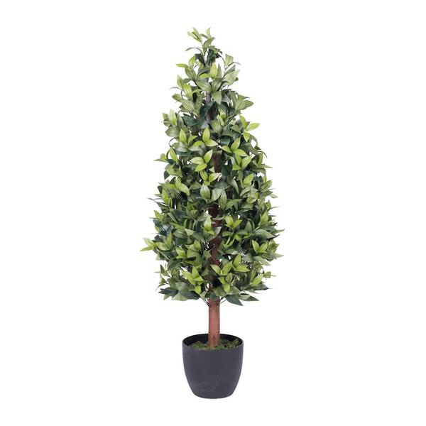 48" Artificial Bay Tree in Black Pot